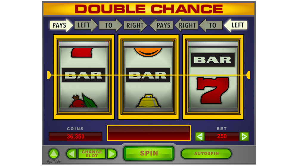 Double chance slot machine