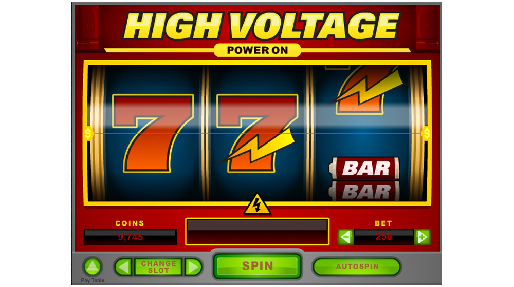 high voltage slot machine