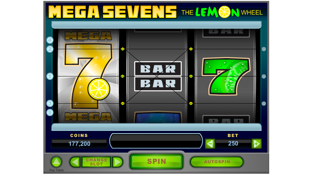 Mega sevens slot machine