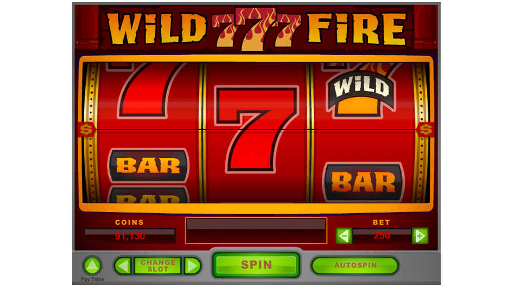 Wild fire slot machine