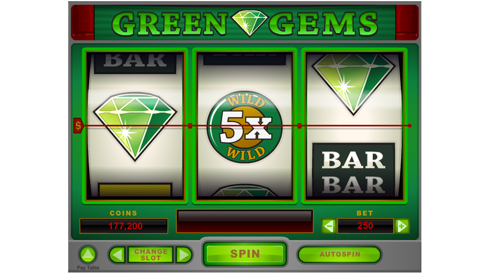 green gems three wheels